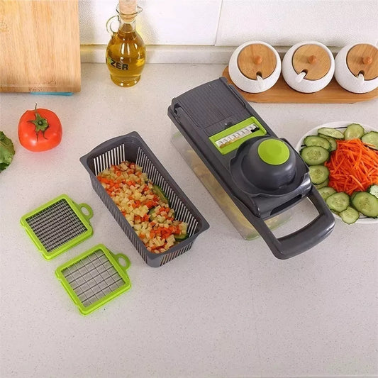 Mandolina Cortador Verduras Multi Picador Vegetales 15 En 1